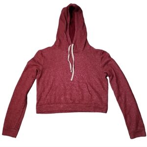 Forever 21 Cropped Pullover Hoodie, Size L